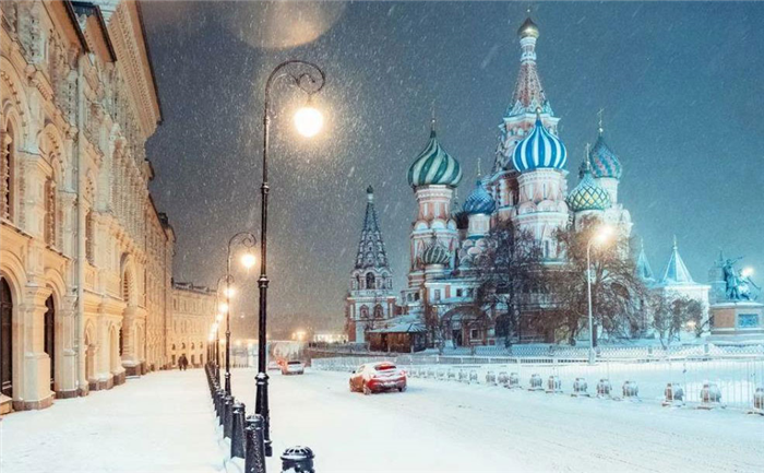 Зима в России